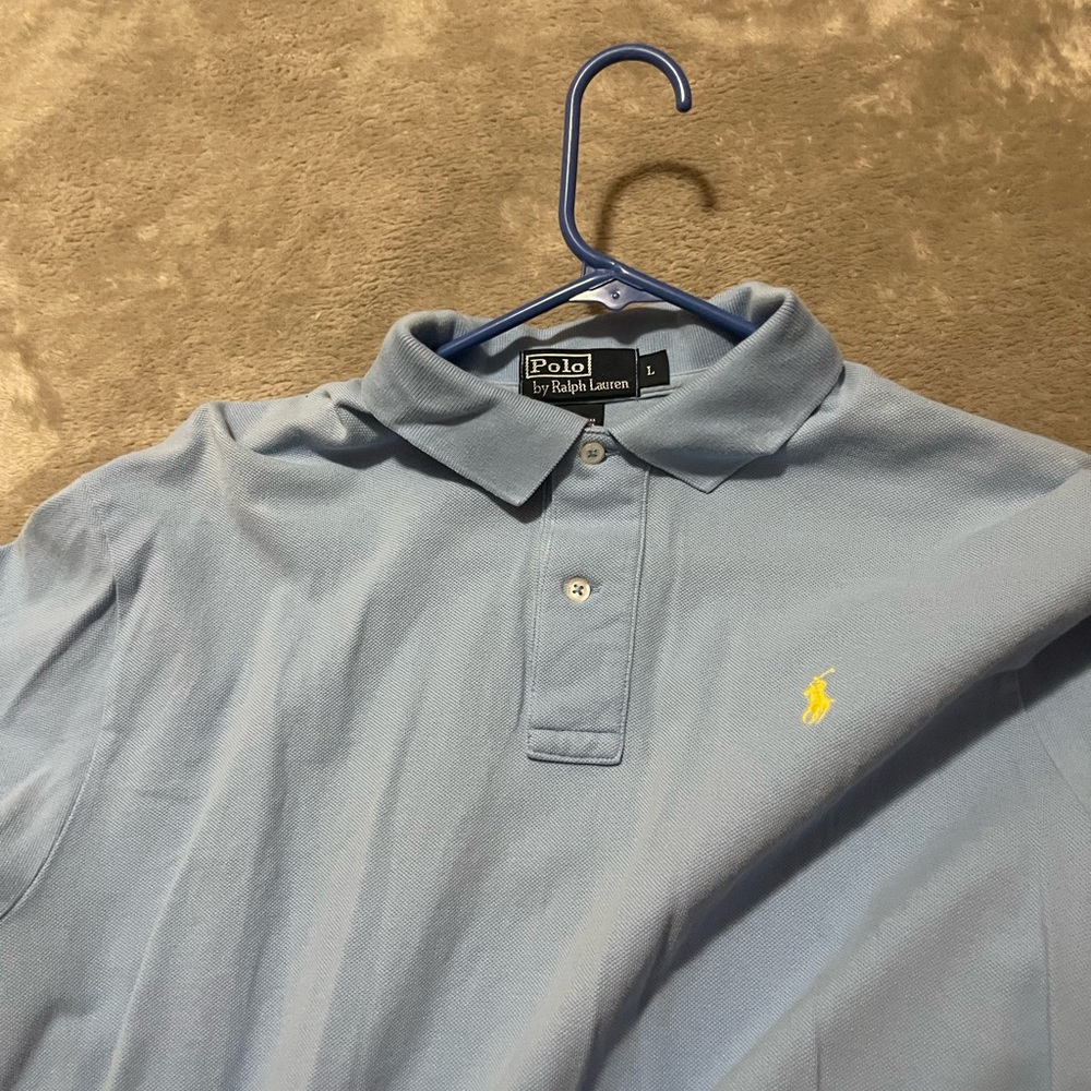 Polo by Ralph Lauren Men's Blue Polo Shirt